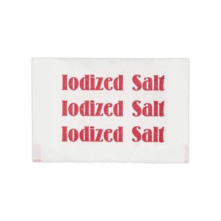 Office Snax Iodized Salt Packets, 0.75 g Packet, 3000PK 15261